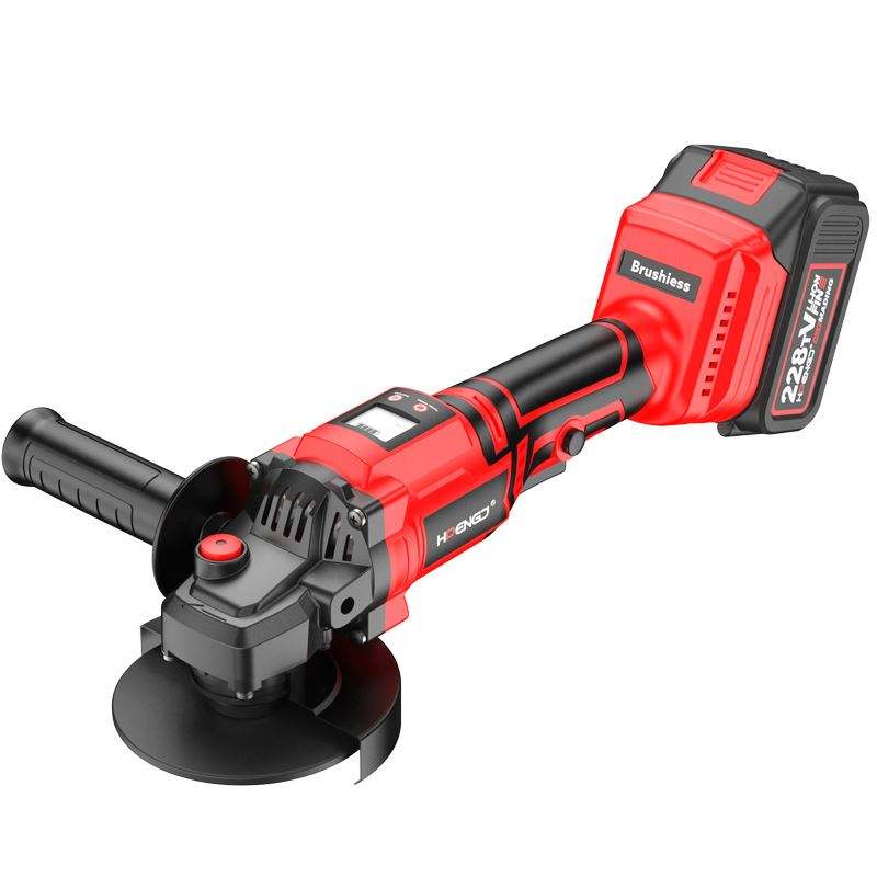 21v lithium battery digital display Angle grinder brushless electric cutting machine Polishing machine