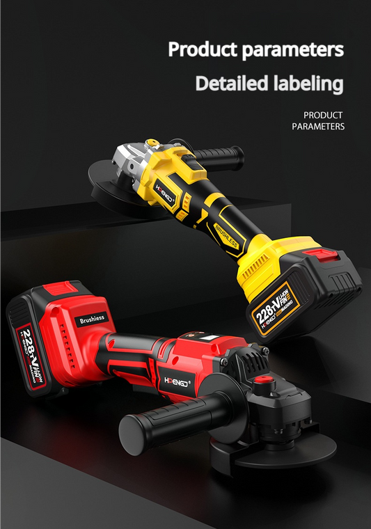 21v lithium battery digital display Angle grinder brushless electric cutting machine Polishing machine