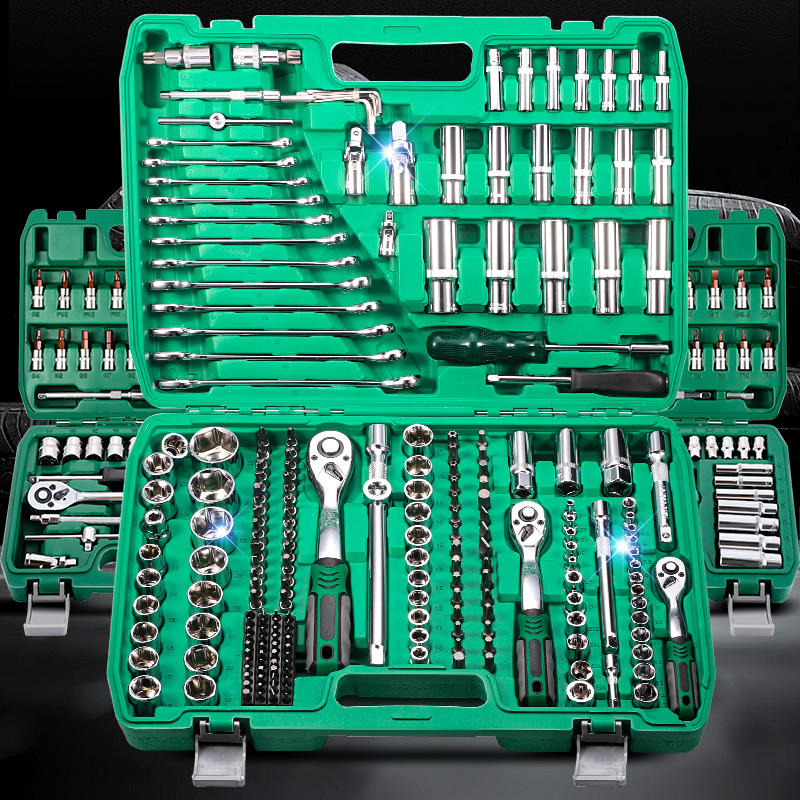 Multifunctional socket wrench 121-piece set combination sleeve ratchet wrench car repair hardware tools auto repair tool box set